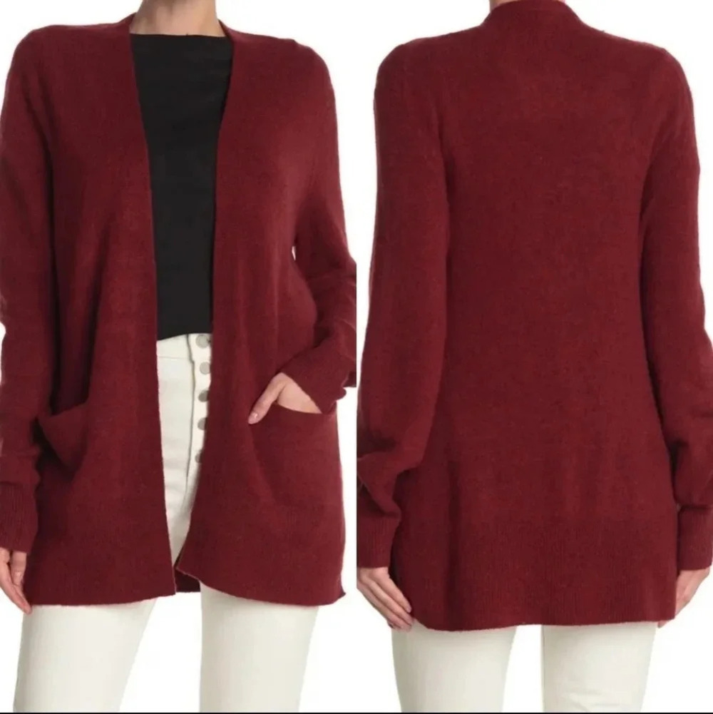 New Madewell Open Front Patch Pocket Cardigan S